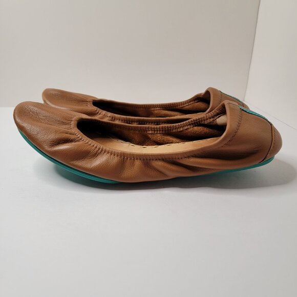 Tieks by Gavriell Chestnut Leather Ballet Flats Size 9 - Picture 6 of 11